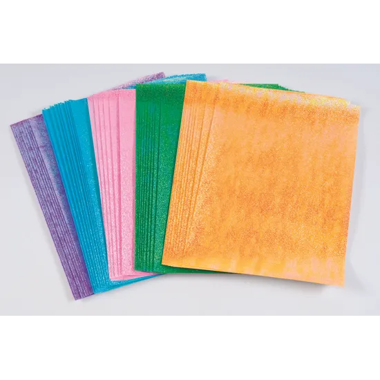 Assorted Glitter Paper A4 - Pack of 50 - Modern Teaching Aids NZ