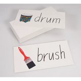 White Flash Cards (102 x 203mm) 300gsm - Pack of 100 - Modern Teaching Aids NZ