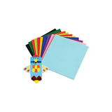 Assorted Cardboard Squares 20cm 290gsm - Pack of 100 - Modern Teaching Aids NZ