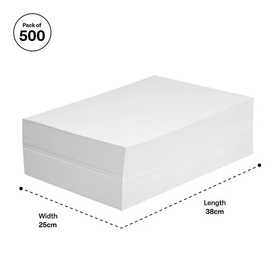 Litho Paper (250 x 380mm) 94gsm - Pack of 500 - Modern Teaching Aids NZ
