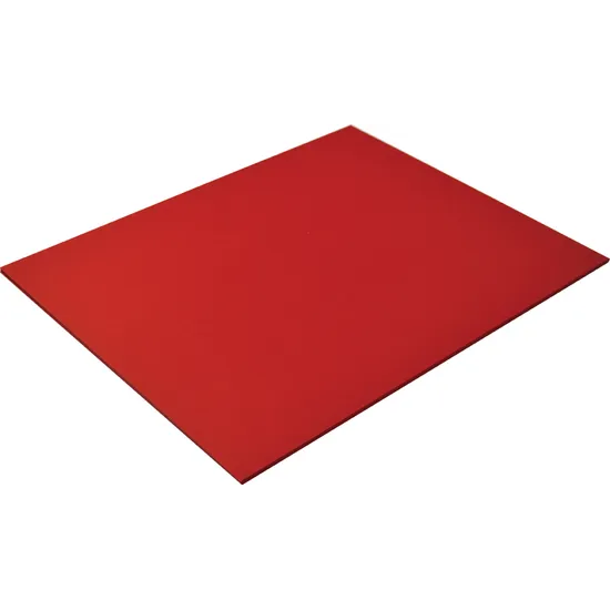 Red Lightweight Board (510 x 635mm) 250gsm - Pack of 20 - Modern Teaching Aids NZ