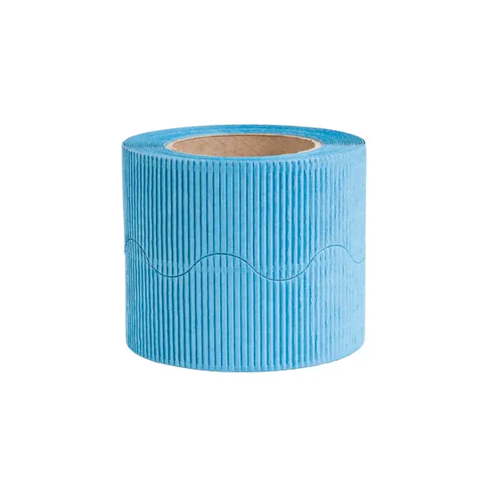 Blue Corrugated Border Roll (60mm x 30m) - Modern Teaching Aids NZ