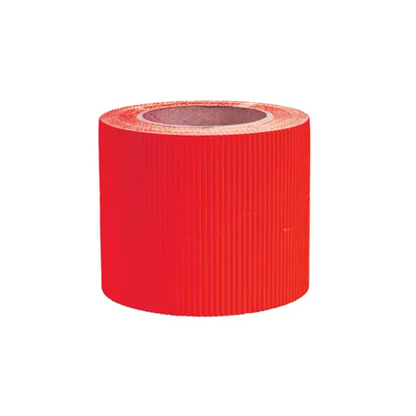 Red Corrugated Border Roll (60mm x 30m) - Modern Teaching Aids NZ