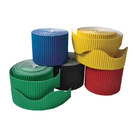 Red Corrugated Border Roll (60mm x 30m) - Modern Teaching Aids NZ
