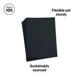 Black Cover Paper A4 120gsm - Pack of 100 - Modern Teaching Aids NZ