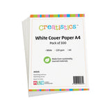 White Cover Paper A4 120gsm - Pack of 100 - Modern Teaching Aids NZ