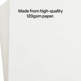 White Cover Paper A4 120gsm - Pack of 100 - Modern Teaching Aids NZ