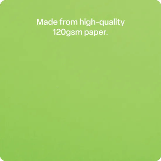 Lime Green Cover Paper A4 120gsm - Pack of 100 - Modern Teaching Aids NZ