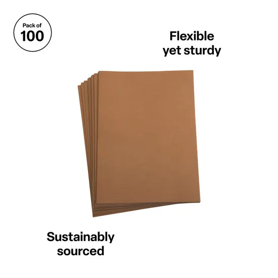 Brown Cover Paper A4 120gsm - Pack of 100 - Modern Teaching Aids NZ