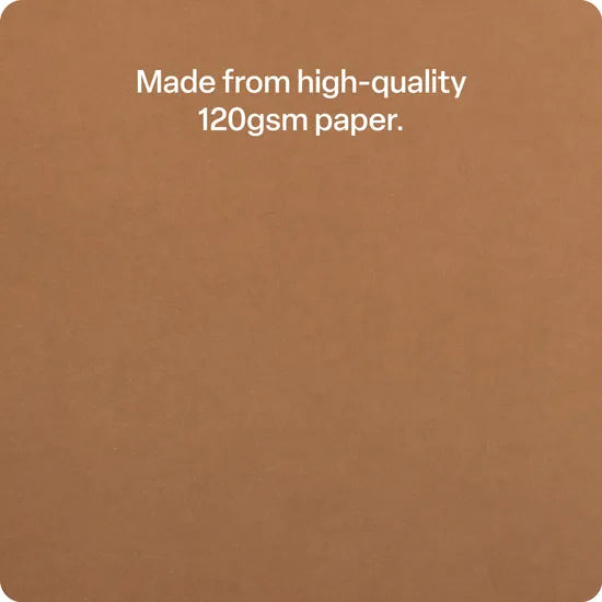 Brown Cover Paper A4 120gsm - Pack of 100 - Modern Teaching Aids NZ