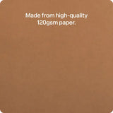 Brown Cover Paper A4 120gsm - Pack of 100 - Modern Teaching Aids NZ