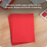 Red Cover Paper A4 120gsm - Pack of 100 - Modern Teaching Aids NZ