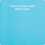 Bright Blue Cover Paper A4 120gsm - Pack of 100 - Modern Teaching Aids NZ