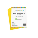 Yellow Cover Paper A4 120gsm - Pack of 100 - Modern Teaching Aids NZ