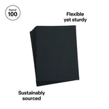 Black Cover Paper A3 120gsm - Pack of 100 - Modern Teaching Aids NZ