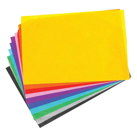 Assorted Tissue Paper (500 x 750mm) - Pack of 500 - Modern Teaching Aids NZ