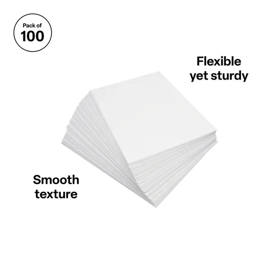 White Cardboard A4 220gsm - Pack of 100 - Modern Teaching Aids NZ