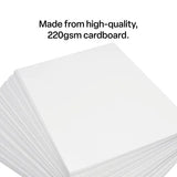 White Cardboard A4 220gsm - Pack of 100 - Modern Teaching Aids NZ