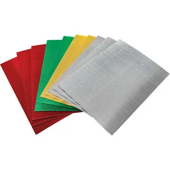 Metallic Corrugated Board A4 280gsm- Pack of 24 - Modern Teaching Aids NZ