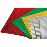 Metallic Corrugated Board A4 280gsm- Pack of 24 - Modern Teaching Aids NZ