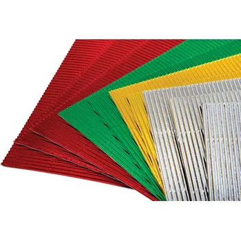Metallic Corrugated Board A4 280gsm- Pack of 24 - Modern Teaching Aids NZ