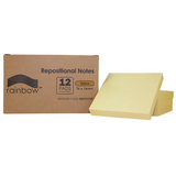 Sticky Notes Yellow 100's 76 x 76 mm - Pack of 12