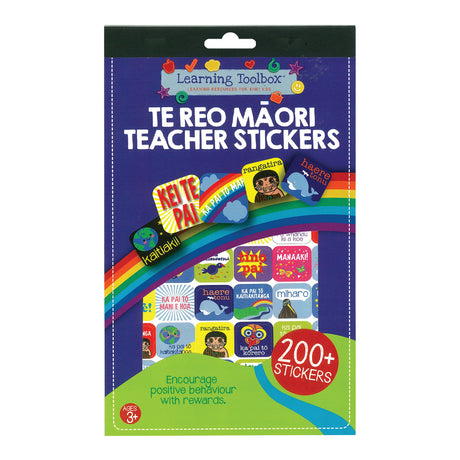 Te Reo Sticker Pad 5 Sheets - Modern Teaching Aids NZ