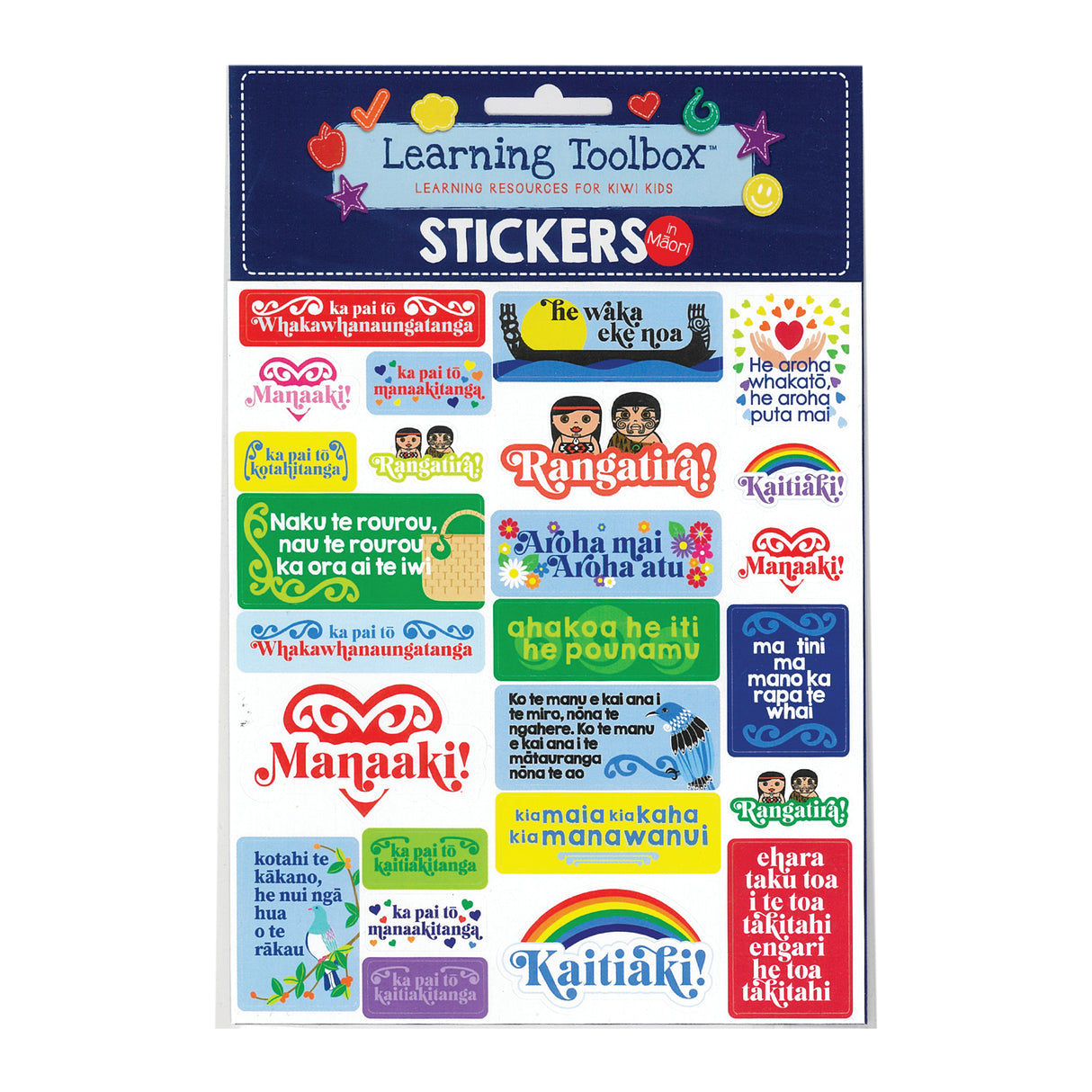 Stickers NZ Te Reo Proverbs 15 - Modern Teaching Aids NZ
