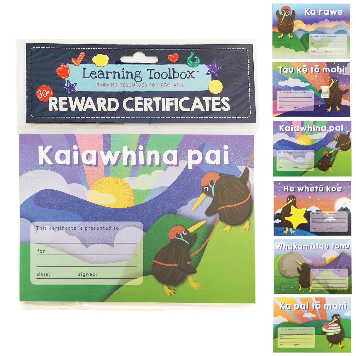 REWARD CERTIFICATES TE REO A5 - Modern Teaching Aids NZ