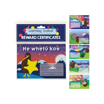 Te Reo Reward Certificates 30 Pack - Modern Teaching Aids NZ