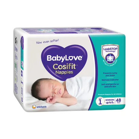 Babylove Nappies Newborn 0-5kg Bulk 96pk - Modern Teaching Aids NZ