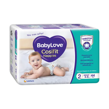 BabyLove Nappies Infant 3-8kg Bulk 88pk - Modern Teaching Aids NZ