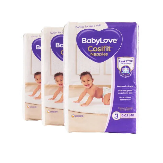 BabyLove Nappies - Crawler, 6-11 kg,  Pack of 120