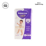 BabyLove Nappies - Toddler, 9-14 kg, Pack of 102