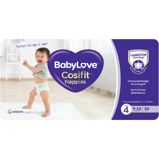 BabyLove Nappies Toddler 9-14kg Bulk 102pk - Modern Teaching Aids NZ