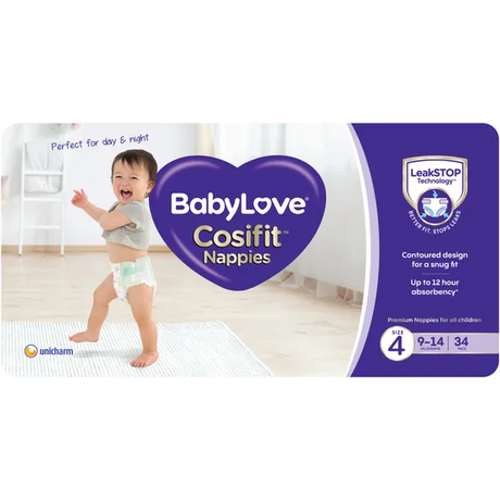 BabyLove Nappies Toddler 9-14kg Bulk 102pk - Modern Teaching Aids NZ