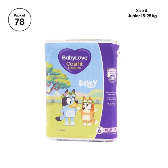 BabyLove Nappies - Junior, 15+ kg, Pack of 102