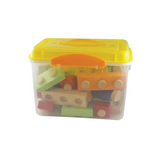 Natural Wooden Blocks - 35 Pieces - Modern Teaching Aids NZ