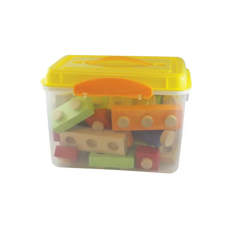 Natural Wooden Blocks - 35 Pieces - Modern Teaching Aids NZ