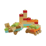Natural Wooden Blocks - 35 Pieces - Modern Teaching Aids NZ
