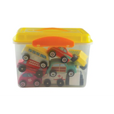 Discoveroo Wooden Play Cars - Tub of 10 - Modern Teaching Aids NZ