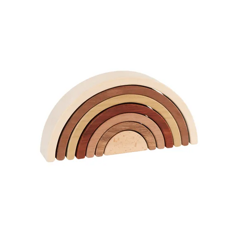 Large Wooden Rainbow Stack - Modern Teaching Aids NZ