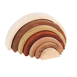 Large Wooden Rainbow Stack - Modern Teaching Aids NZ