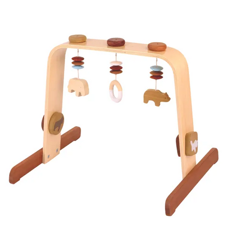 Natural Wooden Baby Play Gym - Modern Teaching Aids NZ