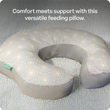 Mombo Feeding Pillow - Grey Circles - Modern Teaching Aids NZ