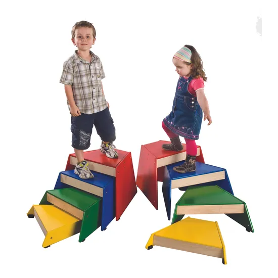Balance Stairs - Set of 8 - Modern Teaching Aids NZ