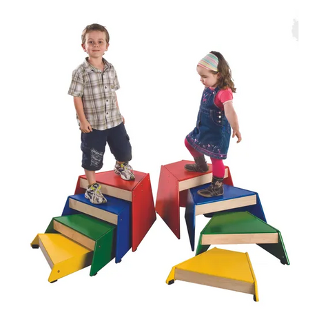 Balance Stairs - Set of 8 - Modern Teaching Aids NZ