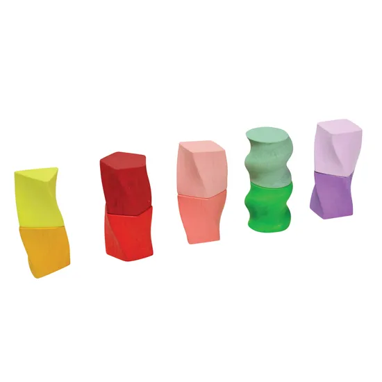 3D Shapes Matching - Set of 5 - Modern Teaching Aids NZ