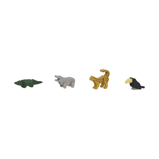 Jungle Animals Set of 4