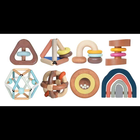 Nature Rattle Set of 8 - Modern Teaching Aids NZ